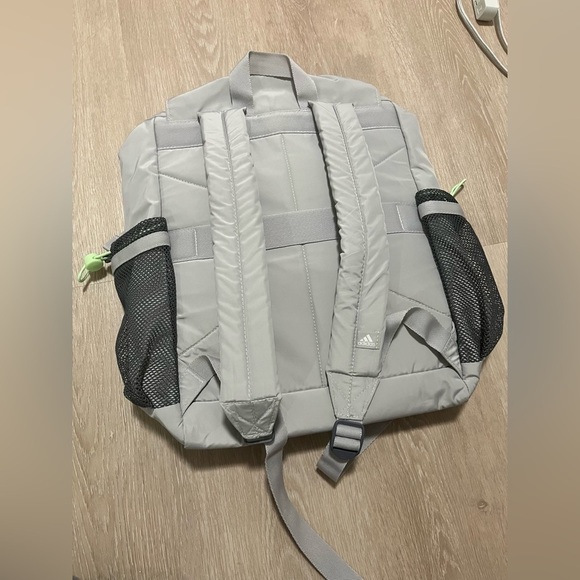 Adidas Light Gray Saturday Backpack - Picture 7 of 9